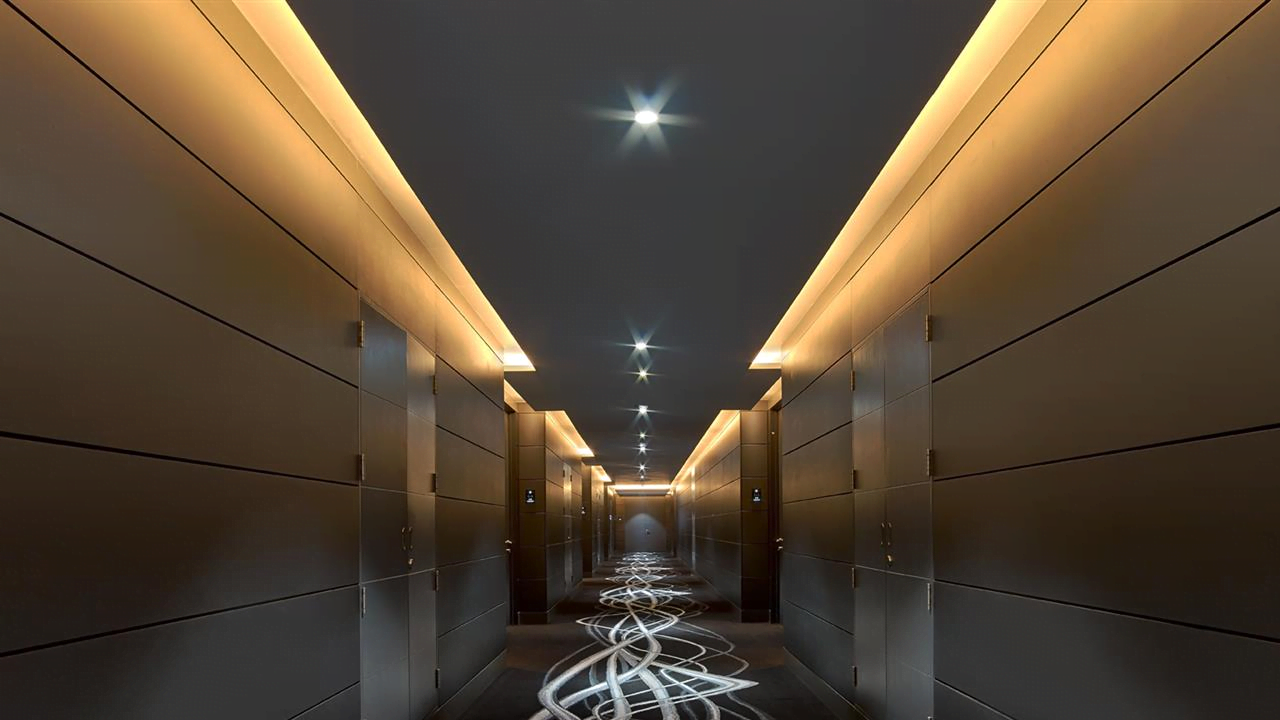 V Hotel Dubai Hallway